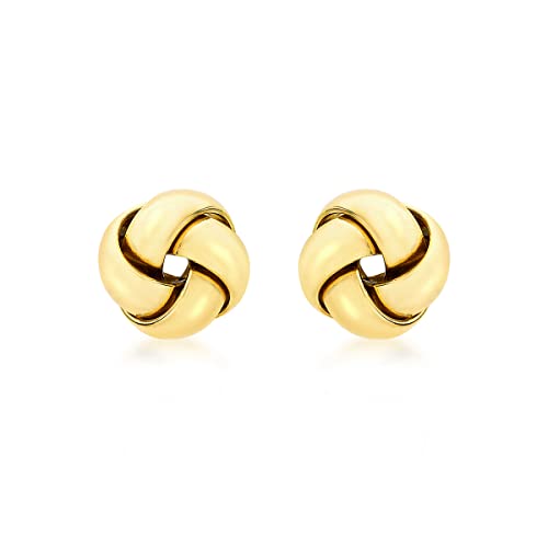 CARISSIMA Damen-Ohrstecker 9 Karat 375 Gelbgold 9mm Knot Stud 1.55.6259 von CARISSIMA