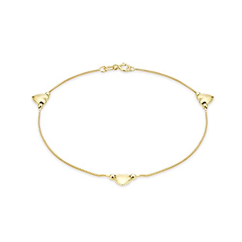 Carissima Gold Damen Armband 9 Karat (375) Gelbgold 180 mm 1.26.0071 von CARISSIMA