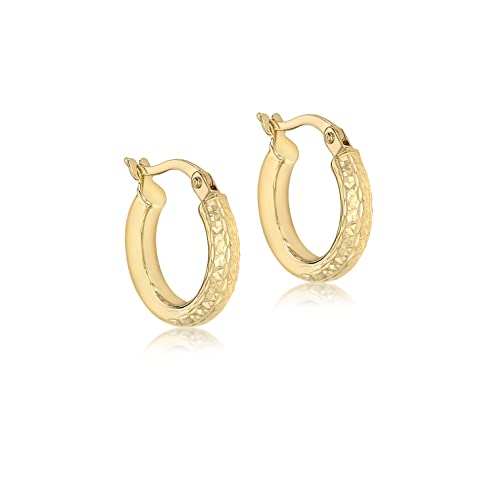 CARISSIMA Damen-Creolen Diamond Cut 375 Gelbgold - 1.51.1792 von CARISSIMA