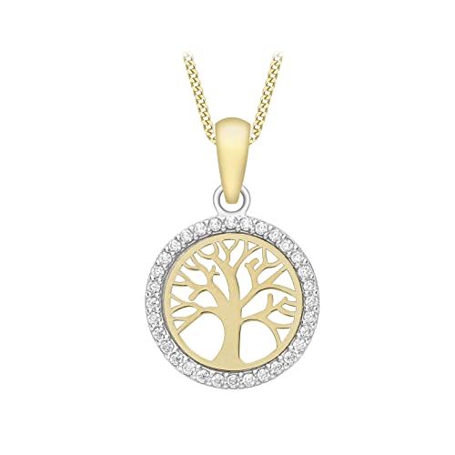 CARISSIMA Damen-Kette mit Anhänger 375 Gelbgold Zirkonia weiß Rundschliff 46 cm - 1.46.2274 CARISSIMA Damen-Kette mit Anhänger 375 Gelbgold Zirkonia weiß Rundschliff 46 cm - 1.46.2274 von CARISSIMA