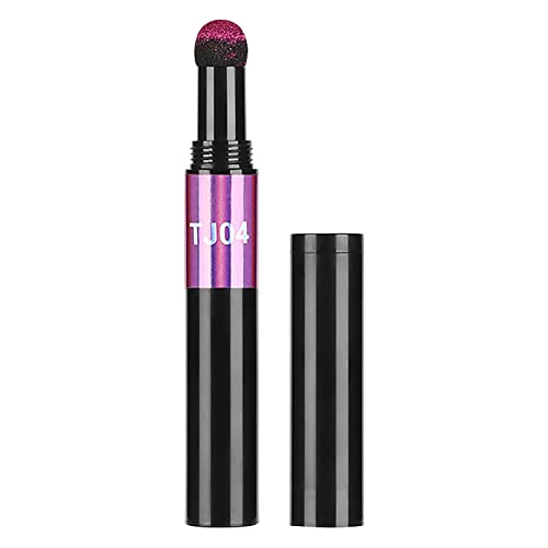 Brush Nail Kissen-Wellen-Farbe 12 Luft-Kreide-Pulver-Nagel-Nagel-Stift-fester Spiegel-loses Wasser-Pulver (D, One Size) von Caritierily