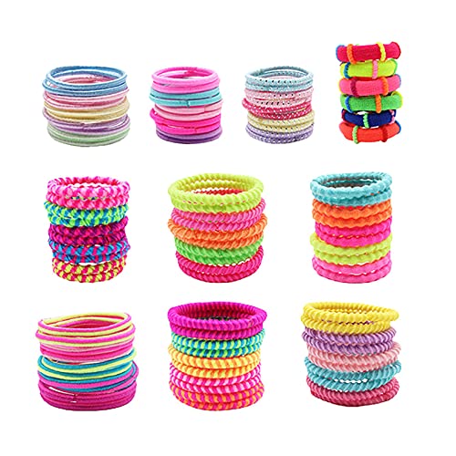 Caritierily Denim Schmuckset Accessoires Haarfarbe 100 Stück Mädchen A Scrunchies Candy Pack Girls Totoal Hair In Jewelry Sets (Color, 6 * 8 * 3) von Caritierily