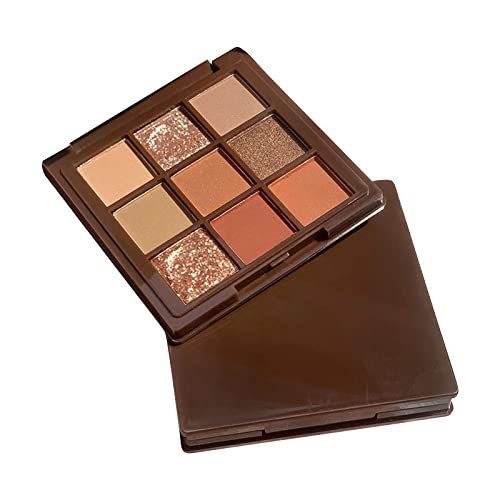 Eye Shadow Lidschatten Stift Kaltes und süßes leichtes europäisches und amerikanisches Make-up! Neun Farben Lidschatten Platte Zement Punk Schwarz Weiß Grau Langanhaltendes Nicht Schwindelerregendes von Caritierily
