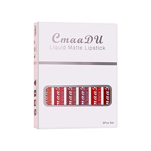 Lipfinity Lip Colour 18 wasserdichte Lippenbalken mit glänzender Farbe Set 6 Box Lippenstifte von Caritierily