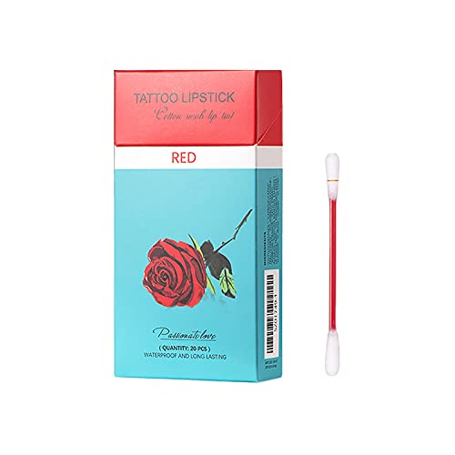Lipfinity Lip Colour Einweg Lippe 3 ml Set Baumwolle wasserdicht Fleck Lippenstift Glasur Lippenstift von Caritierily