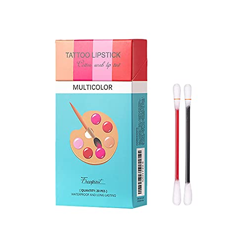 Lipfinity Lip Colour Einweg Lippe 3 ml Set Baumwolle wasserdicht Fleck Lippenstift Glasur Lippenstift von Caritierily