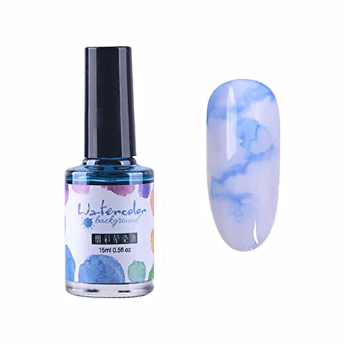 Nail Polish Nagel Zubehör Nagellack Gel Farbstoff Allmähliche Änderung Japanischer Nagel DIY Material Wasser Farbstoff Gel Lack Farbstoff Tinte Gel Dekorationen Maniküre 15ml (A, One Size) von Caritierily