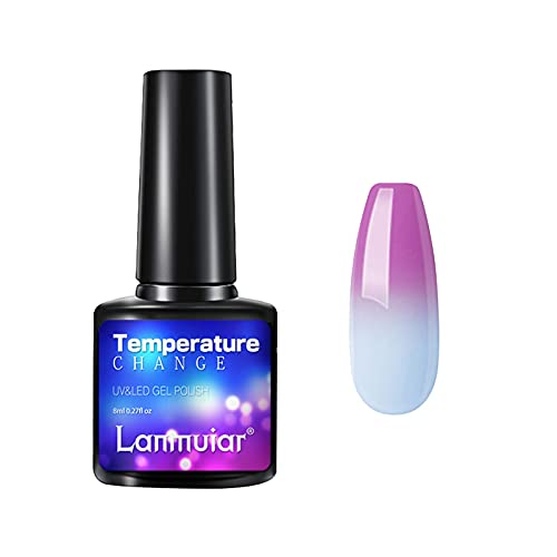 Neon Look Nail Lacquer Nagellack Herbst Winter Warm Gradient Nail Gel Abnehmbarer Nagellack Maniküre Salon DIY zu Hause Gel Polish Nail Birthday Festival Geschenke für Frauen Mädchen 8ml (S, S) von Caritierily