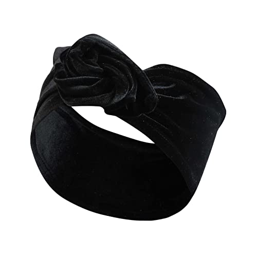 Ohrenwärmer Helm Bedrucktes Draht-Stirnband für Damen, modisches Vintage-Knoten-Stirnband, Kopfbedeckung, Haarschmuck von Caritierily