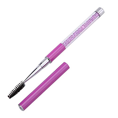 Pinselset Make-Up Werkzeug Stift wiederverwendbare Spooler Mascara Wimpern kosmetische Make-up-Bürste Stabanwendungen Kosmetik zum Auftragen von Augen Makeup (Hot Pink, One Size) von Caritierily