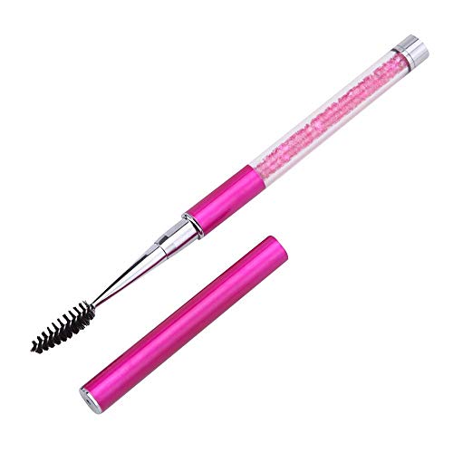 Pinselset Make-Up Werkzeug Stift wiederverwendbare Spooler Mascara Wimpern kosmetische Make-up-Bürste Stabanwendungen Kosmetik zum Auftragen von Augen Makeup (Red, One Size) von Caritierily