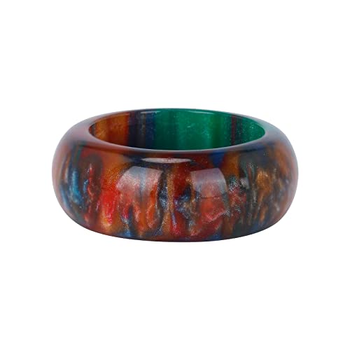 Ringe Mit Heilsteinen Staaten Bunte Finger Europa United Hand Finger Damen Set Resin Ring Ring Index Acryl und of Jewelry The Full Rings Ringe Schlüsselanhänger (C, C7) von Caritierily