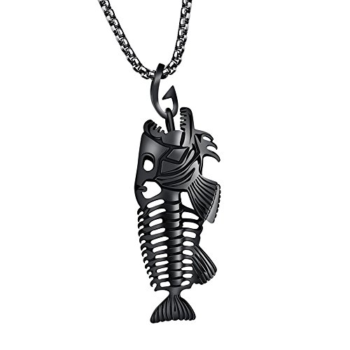 Schlichte Halskette Silber Edelstahl 3D Fußball Fußball Basketball Charm Halskette Ohrringe Unisex Schmuck Jungen Herren Damen Fan Geschenke (0516A-Black, One Size) von Caritierily