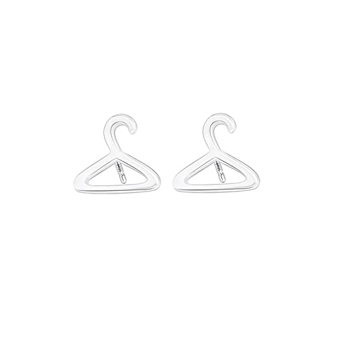 Caritierily Süße Ohrringe Aufhänger Perforierte Ohrringe Frauen Lustige süße Ohrstecker Aufhänger Ohrringe Ohrringe Mit Silber (Silver, One Size) von Caritierily