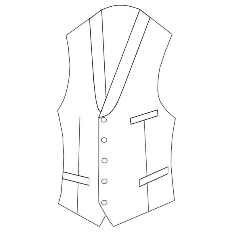 Carl Gross Anzugweste CG Warren von Carl Gross