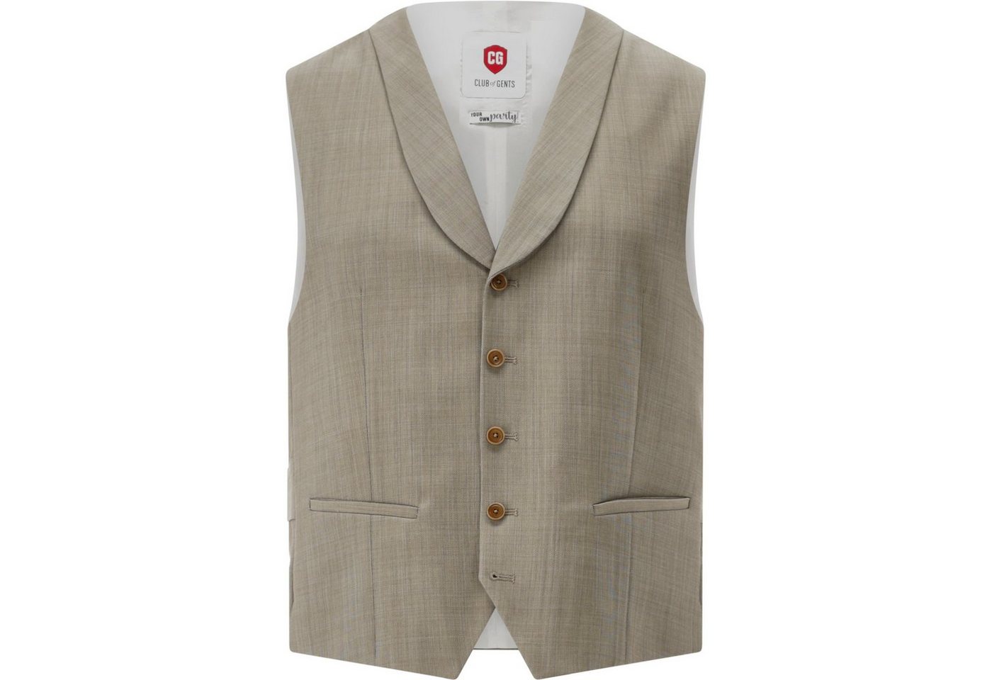 Carl Gross Anzugweste - Slim Fit  - Waistcoat CG Philipp-ST von Carl Gross