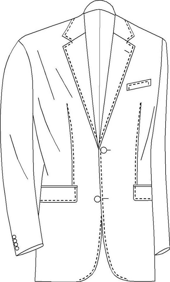 Carl Gross Baumwollsakko Sakko/Jacket CG Theo-G SV von Carl Gross