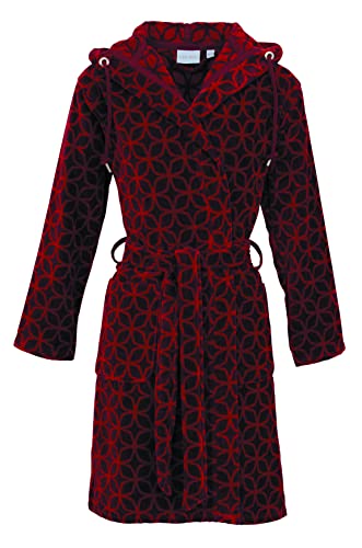 Carl Ross Damen Bademantel 431310 mit Kapuze burgundy/deep red (as3, numeric, 40, 42, regular) von Carl Ross