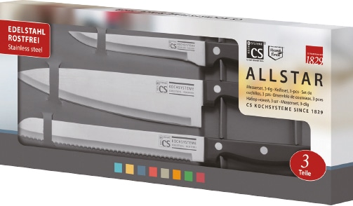 Carl Schmidt Sohn Messer-Set "Allstar" Edelstahl/Kunststoff von Carl Schmidt Sohn