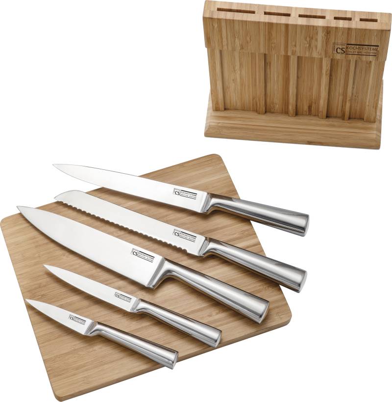Carl Schmidt Sohn Messerblock "Soest" 7 Stk. inkl. Schneidebrett von Carl Schmidt Sohn