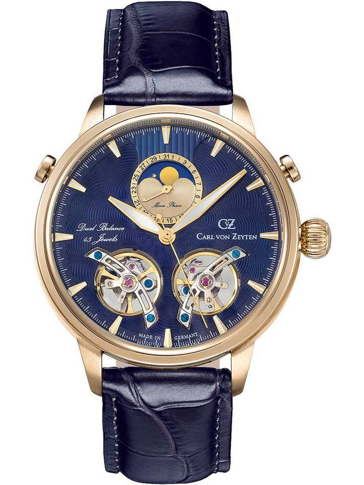 Carl von Zeyten Automatikuhr Carl von Zeyten CVZ0060GBLS Durbach Mondphase Automatik Herrenuhr 45mm Carl von Zeyten CVZ0060GBLS Durbach Mondphase Automatik Herrenuhr 45mm 5ATM Carl von Zeyten Automatikuhr Carl von Zeyten CVZ0060GBLS Durbach Mondphase Automatik Herrenuhr 45mm Carl von Zeyten CVZ0060GBLS Durbach Mondphase Automatik Herrenuhr 45mm 5ATM von Carl von Zeyten