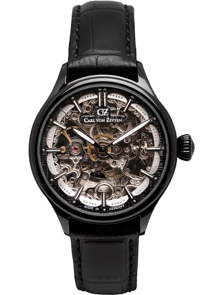 Carl von Zeyten Automatikuhr Carl von Zeyten CVZ0072BBKS Horbach Damenuhr Automatik 38mm 3ATM Carl von Zeyten CVZ0072BBKS Horbach Damenuhr Automatik 38mm 3ATM von Carl von Zeyten