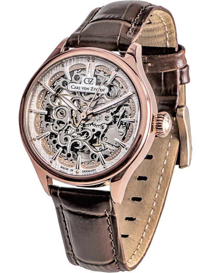 Carl von Zeyten Automatikuhr Carl von Zeyten CVZ0072RWHS Damenuhr Horbach Automatik Limited Edition Carl von Zeyten CVZ0072RWHS Damenuhr Horbach Automatik Limited Edition 38mm 3ATM von Carl von Zeyten