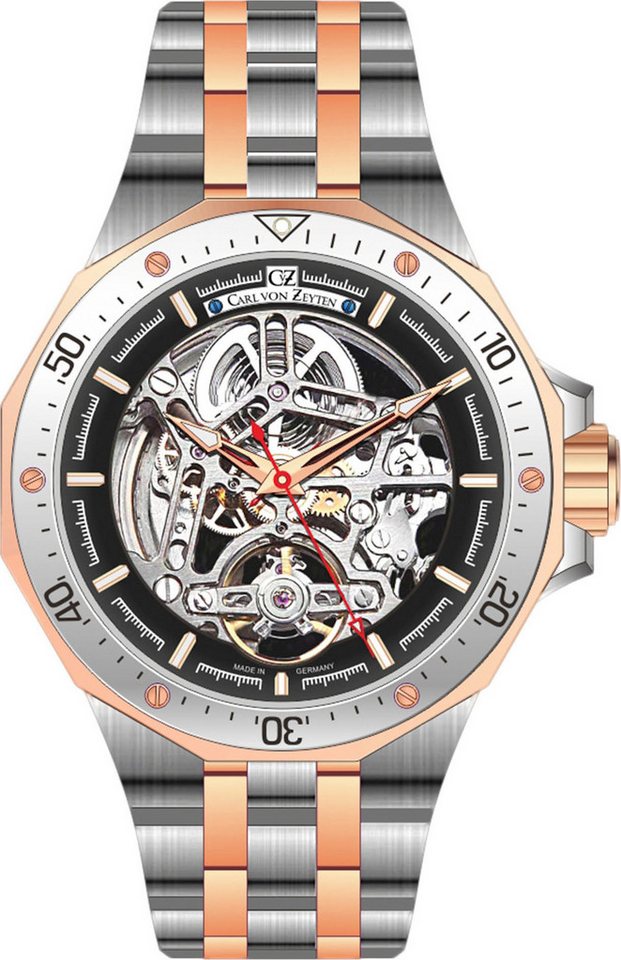 Carl von Zeyten Automatikuhr Urberg CVZ0094RBKM, Armbanduhr, Herrenuhr, Made in Germany, Mechanische Uhr Carl von Zeyten Automatikuhr Urberg CVZ0094RBKM, Armbanduhr, Herrenuhr, Made in Germany, Mechanische Uhr von Carl von Zeyten