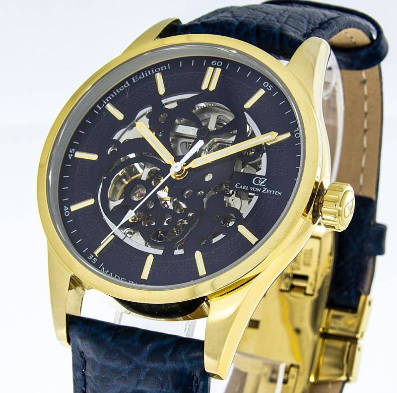 Carl von Zeyten Digitaluhr Carl von Zeyten Alpirsbach Herrenuhr CVZ0076GBLS von Carl von Zeyten