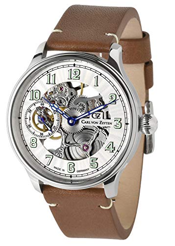 Carl von Zeyten Herren Uhr Armbanduhr Automatik LAHR Silber CVZ0021WH von Carl von Zeyten