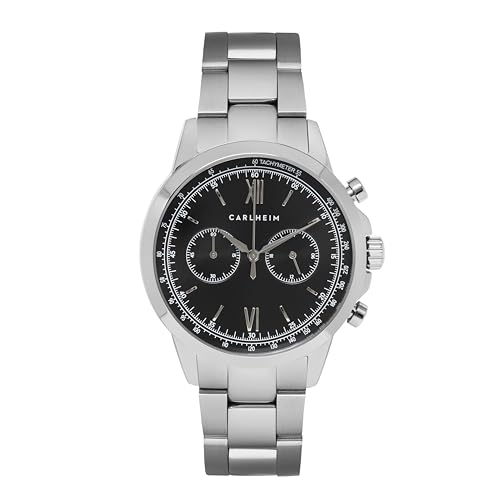 Carlheim Men's Watches Albin 4008 Silver Japanese Quartz Movement von Carlheim