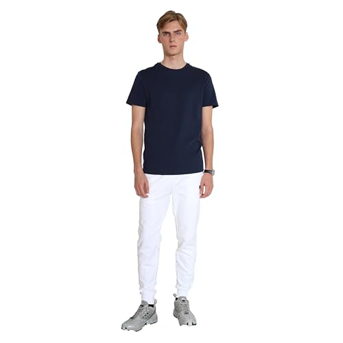 Carlheim Men's Classic Joel Crewneck T-Shirt, Navy, Large von Carlheim