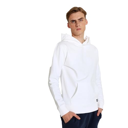 Carlheim Men's Hoodie Universal Noel Comfort, White, Large von Carlheim