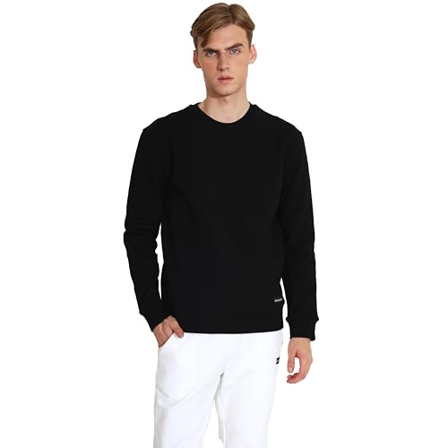 Carlheim Men's Sweatshirt Universal Noel Comfort, Crewneck, Black, Large von Carlheim