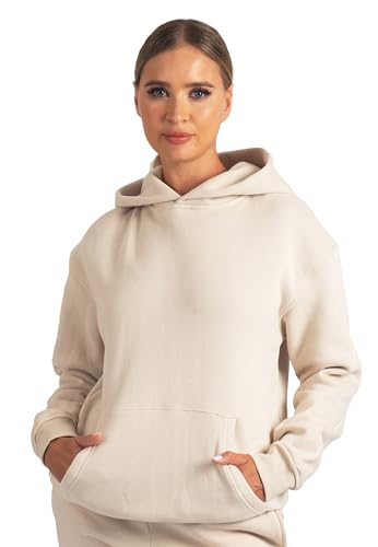 Carlheim Women's Hoodie Harper Branded, Beige, X-Small von Carlheim