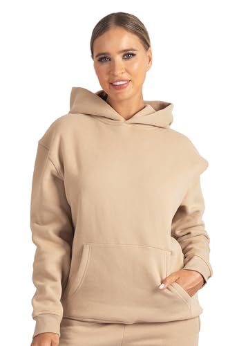 Carlheim Women's Hoodie Harper Branded, Tan, Small Carlheim Women's Hoodie Harper Branded, Tan, Small von Carlheim