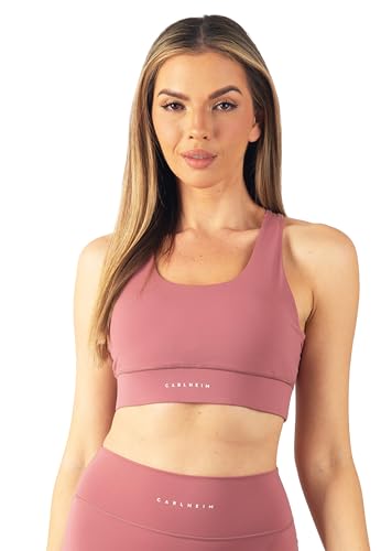 Carlheim Women's Serenita Active Collection Sports Bra X-Back, Berry, X-Large von Carlheim