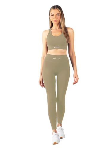 Carlheim Women's Serenita Active Collection Sports Bra X-Back, Tan, X-Small von Carlheim