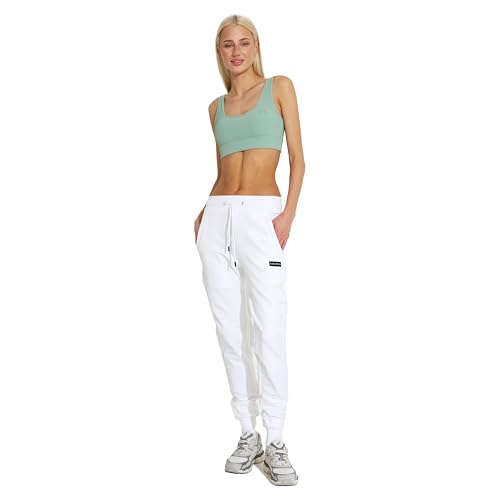 Carlheim Women's Sweatpants Universal Nova Comfort, White, Large von Carlheim