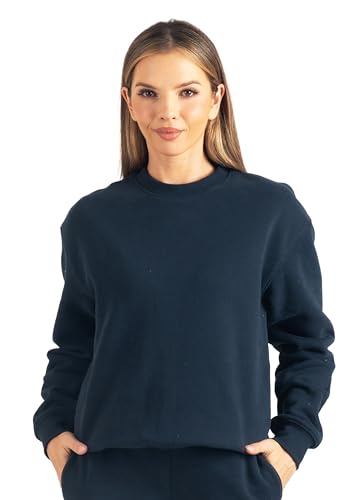 Carlheim Women's Sweatshirt Harper Branded, Navy, Large von Carlheim