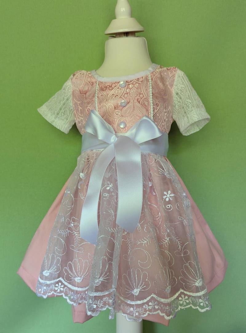 Festliches Dirndl Gr. 74 Mit Wunderschöner Schürze Aus Tüllspitze, Sofort Lieferbar von CarlinaRegine