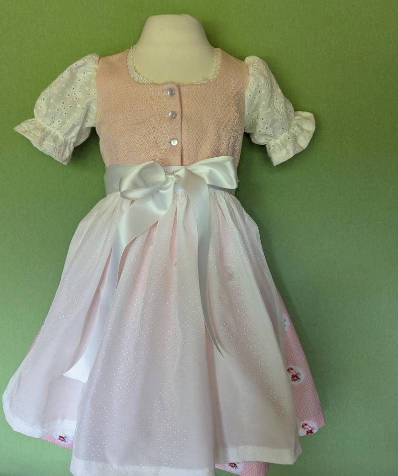 Festliches Kinderdirndl Gr.92/98, Auch Für Blumenmädchen, Sofort Lieferbar von CarlinaRegine