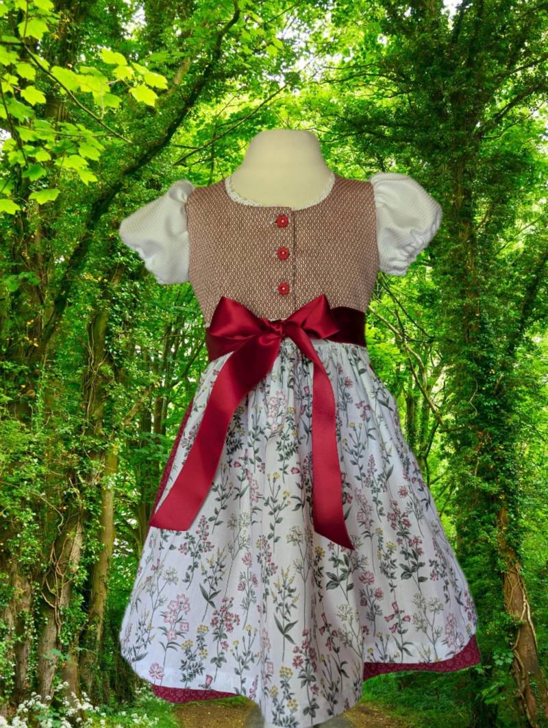 Kinder Dirndl Gr. 92, Ganz Klassisch Sofort Lieferbar von CarlinaRegine