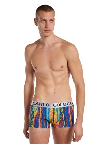 Carlo Colucci 2er Pack Retroshort Blau L von Carlo Colucci