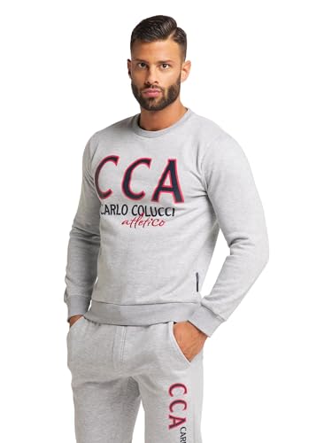 Carlo Colucci Atletico Sweatshirt Grau Meliert L von Carlo Colucci