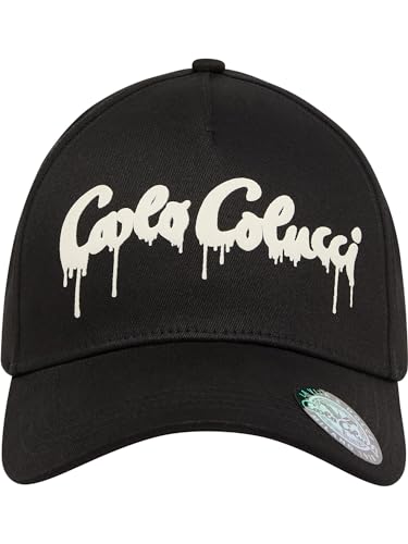 Carlo Colucci Basecap mit 3D Druck Schwarz OS von Carlo Colucci