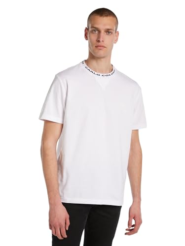 Carlo Colucci Basic T-Shirt Weiß 3XL von Carlo Colucci