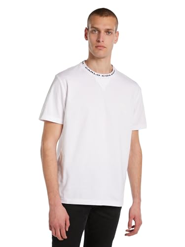 Carlo Colucci Basic T-Shirt Weiß XXL von Carlo Colucci