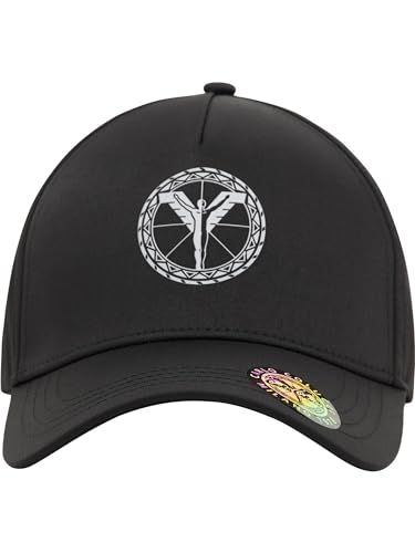 Carlo Colucci Damen Basecap mit 3D Druck Schwarz OS von Carlo Colucci