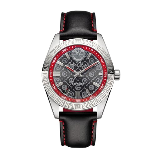 Carlo Colucci Herren Analog Quarz Uhr mit Leder Armband CC300-2 von Carlo Colucci